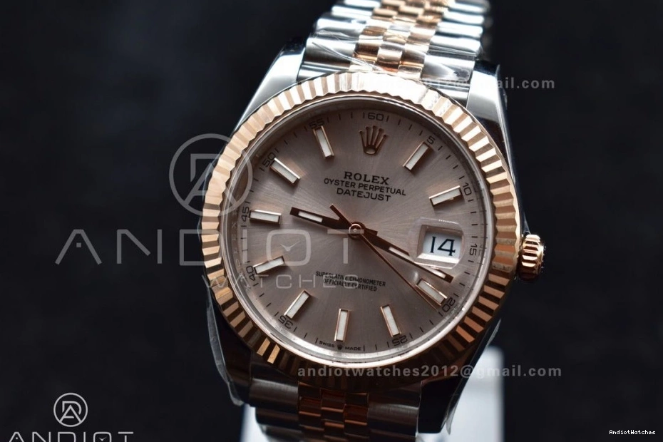 DateJust TimelessDesign Jubilee VS 126331 VSF Best 1:1 Edition Bracelet Dial 904L RG SS On Steel 41 Gold 397 Rose 0902
